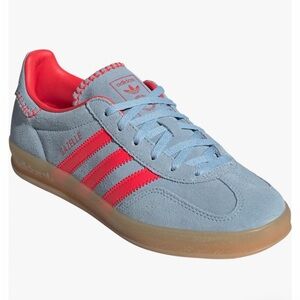 Adidas Gazelle Indoor Sneaker Lucid Red/ Clear Sky/ Red